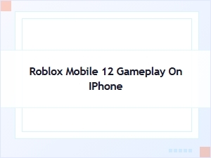 Mastering Roblox Mobile Play on Iphone